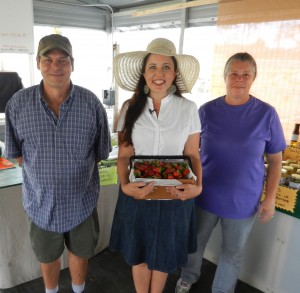 Chef Jessica Bright Colleen Lowe Rob Lowe Farmers WJCT Jessica Bright