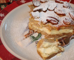 Eggnog Stuffed French Toast